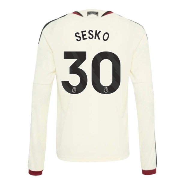 2026-2027 Man Utd Third Long Sleeve Shirt (Kids) (Sesko 30)