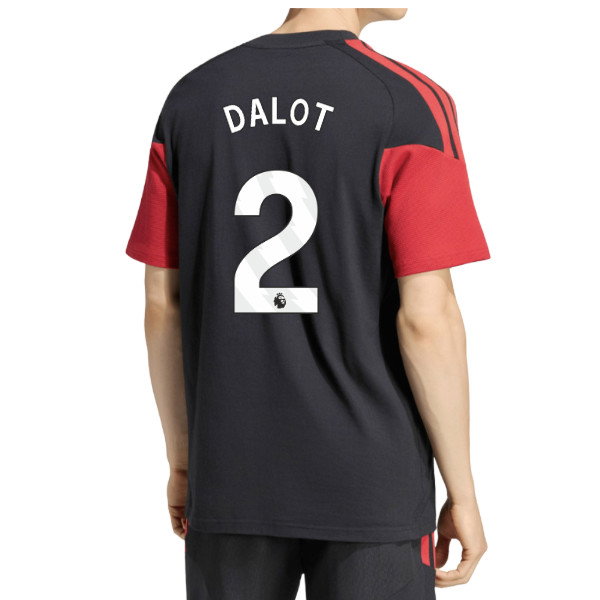 2026-2027 Man Utd Tiro Training Tee (Black) (Dalot 2)