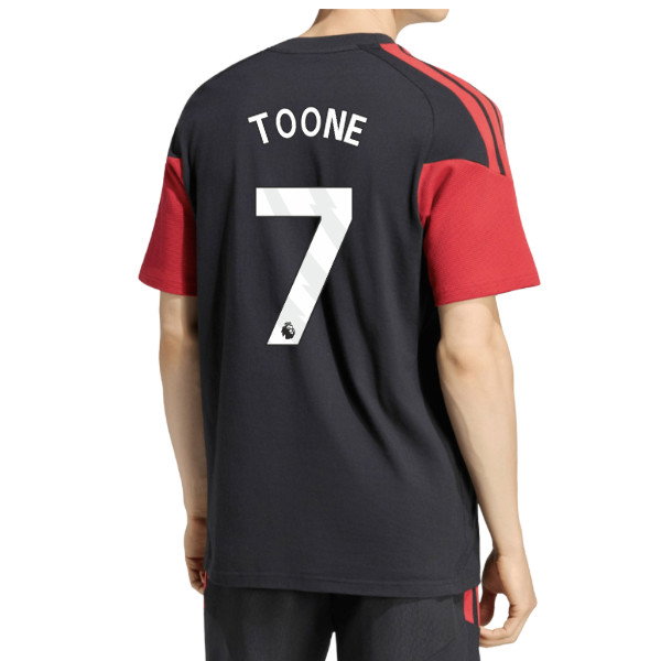 2026-2027 Man Utd Tiro Training Tee (Black) (Toone 7)