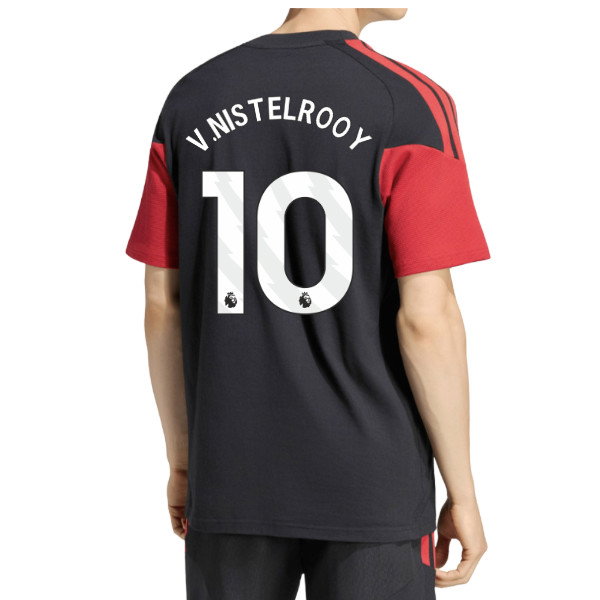 2026-2027 Man Utd Tiro Training Tee (Black) (V.Nistelrooy 10)