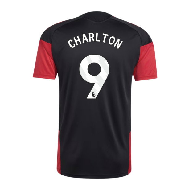2026-2027 Man Utd Training Jersey (Black) (Charlton 9)
