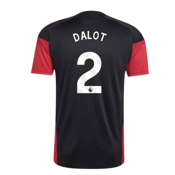 2026-2027 Man Utd Training Jersey (Black) (Dalot 2)