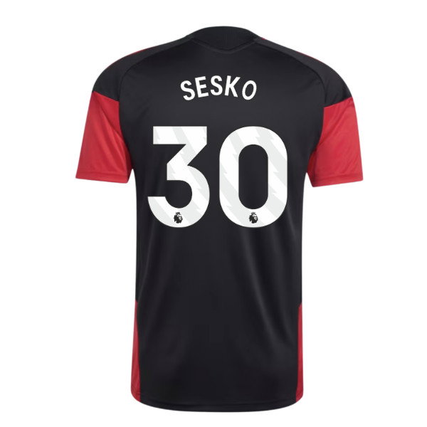2026-2027 Man Utd Training Jersey (Black) (Sesko 30)