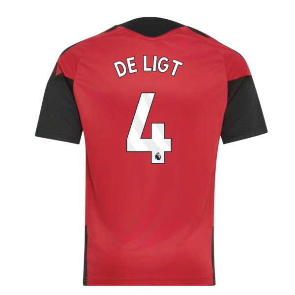 2026-2027 Man Utd Training Jersey (Red) - Kids (De Ligt 4)