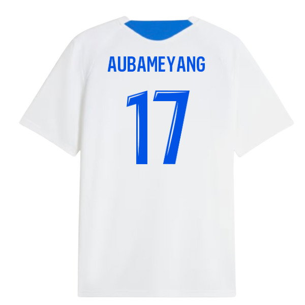 2026-2027 Marseille Training Jersey (White) (Aubameyang 17)