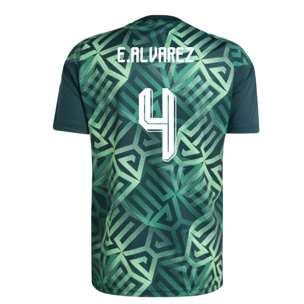 2026-2027 Mexico Home Pre-Match Shirt (Aurora Ivy) (E.Alvarez 4)