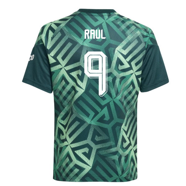 2026-2027 Mexico Home Pre-Match Shirt (Aurora Ivy) - Kids (Raul 9)