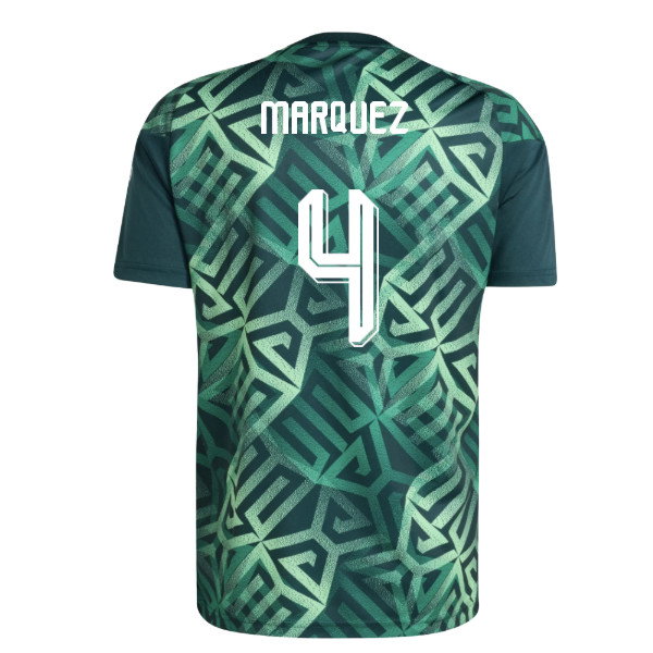 2026-2027 Mexico Home Pre-Match Shirt (Aurora Ivy) (Marquez 4)