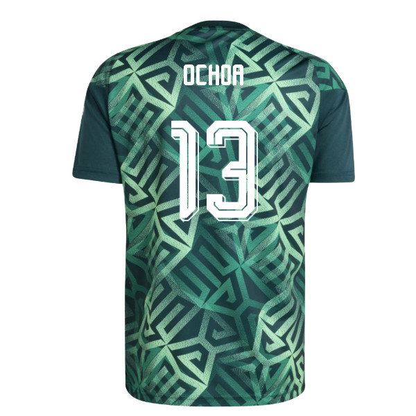 2026-2027 Mexico Home Pre-Match Shirt (Aurora Ivy) (Ochoa 13)