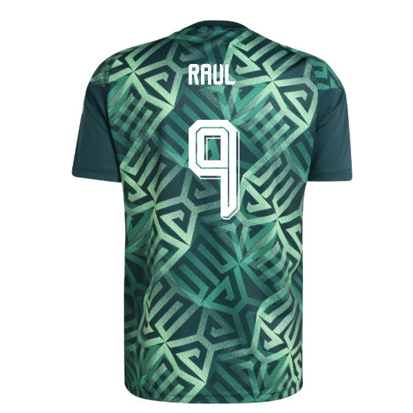 2026-2027 Mexico Home Pre-Match Shirt (Aurora Ivy) (Raul 9)