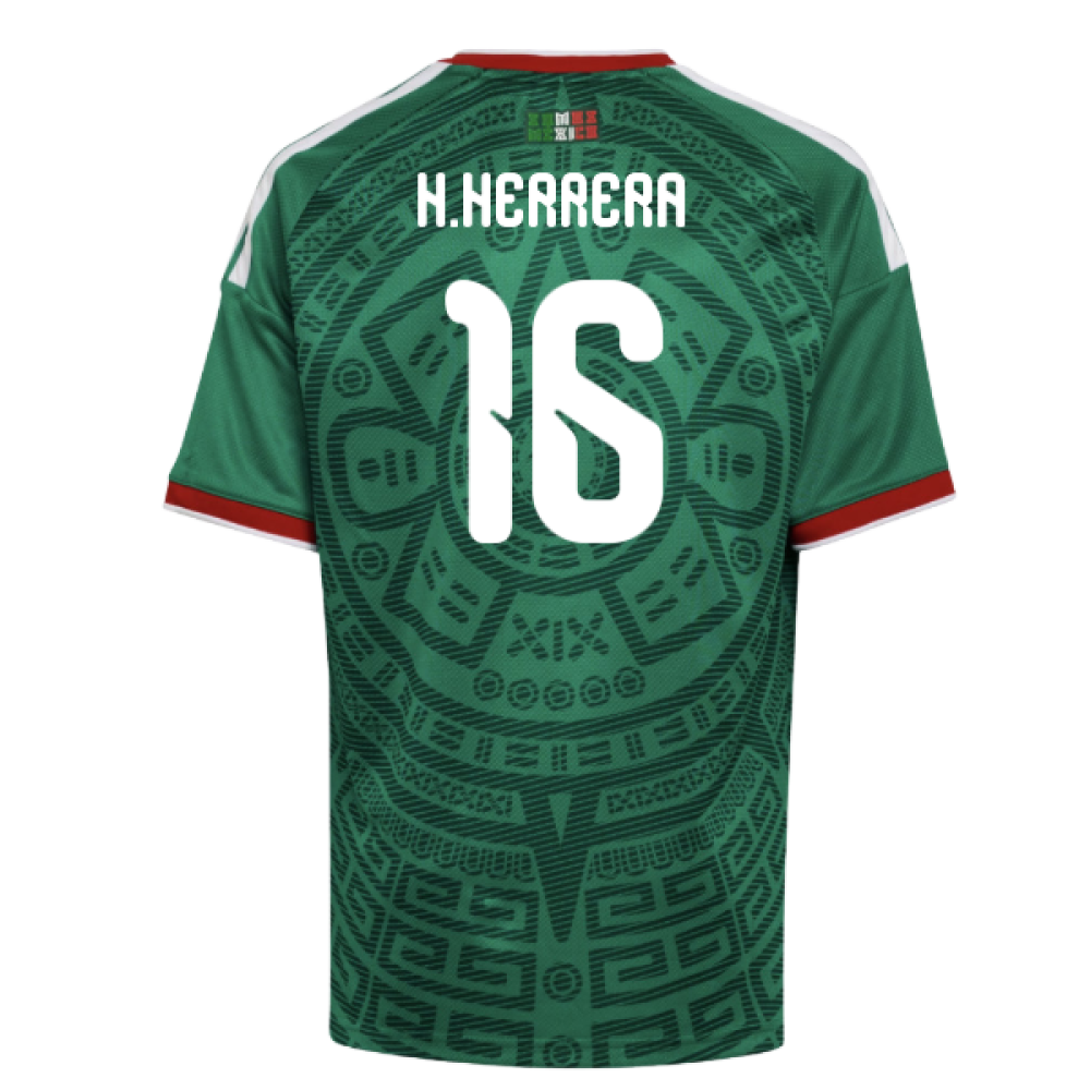 2026-2027 Mexico Home Shirt (Kids) (H.Herrera 16)