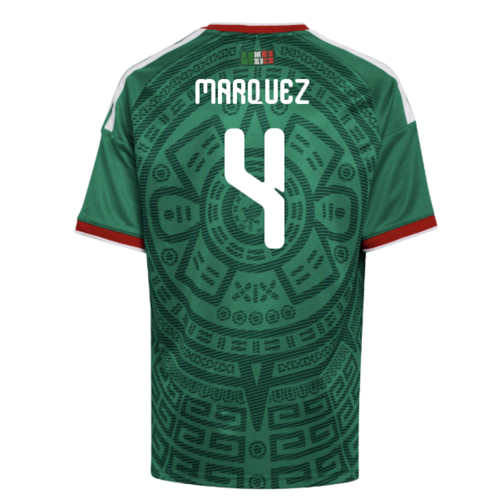 2026-2027 Mexico Home Shirt (Kids) (Marquez 4)