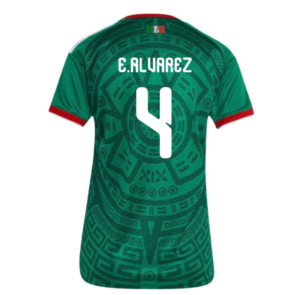 2026-2027 Mexico Home Shirt (Womens) (E.Alvarez 4)