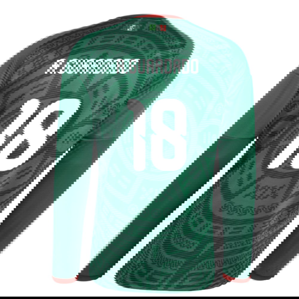 2026-2027 Mexico Long Sleeve Home Shirt (A.Guardado 18)