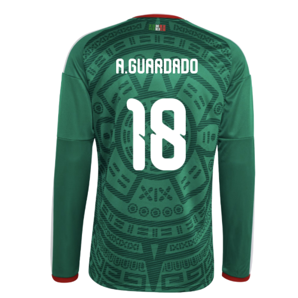 2026-2027 Mexico Long Sleeve Home Shirt (A.Guardado 18)