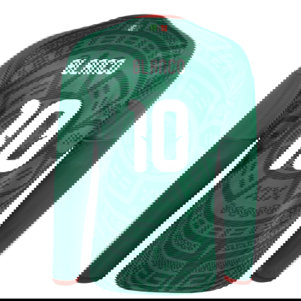 2026-2027 Mexico Long Sleeve Home Shirt (Blanco 10)