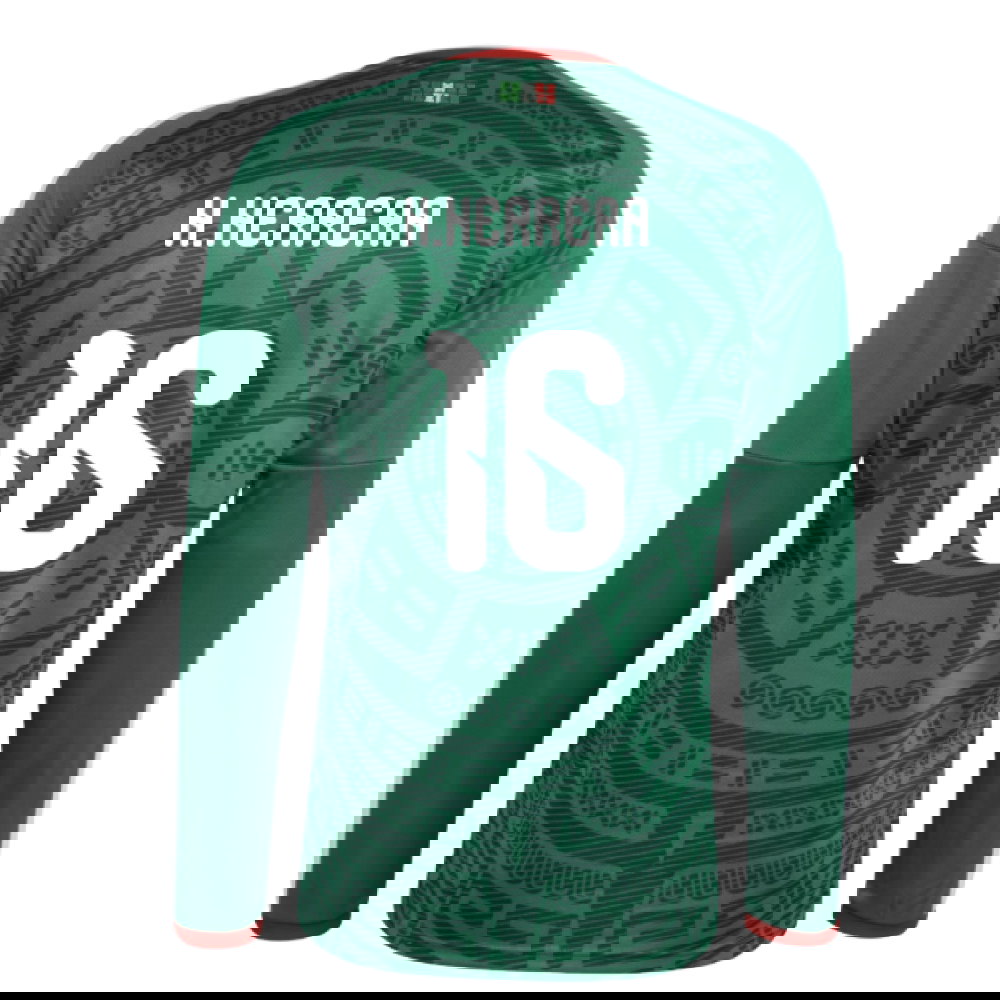 2026-2027 Mexico Long Sleeve Home Shirt (H.Herrera 16)