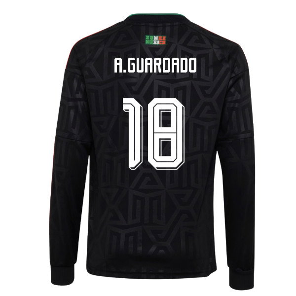 2026-2027 Mexico Third Long Sleeves Shirt (Kids) (A.Guardado 18)