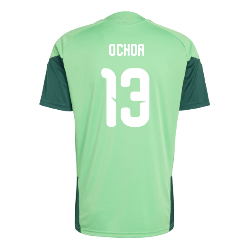 2026-2027 Mexico Training Jersey (Semi Flash Green) (Ochoa 13)