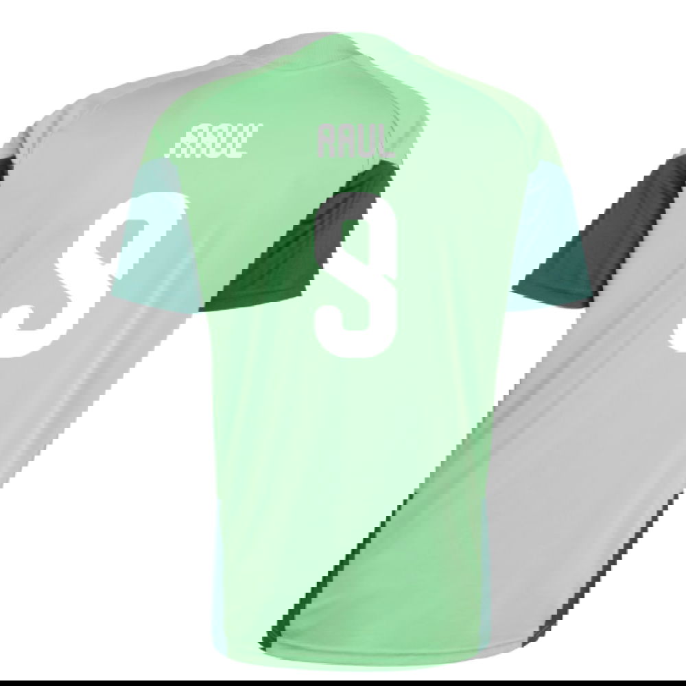 2026-2027 Mexico Training Jersey (Semi Flash Green) (Raul 9)