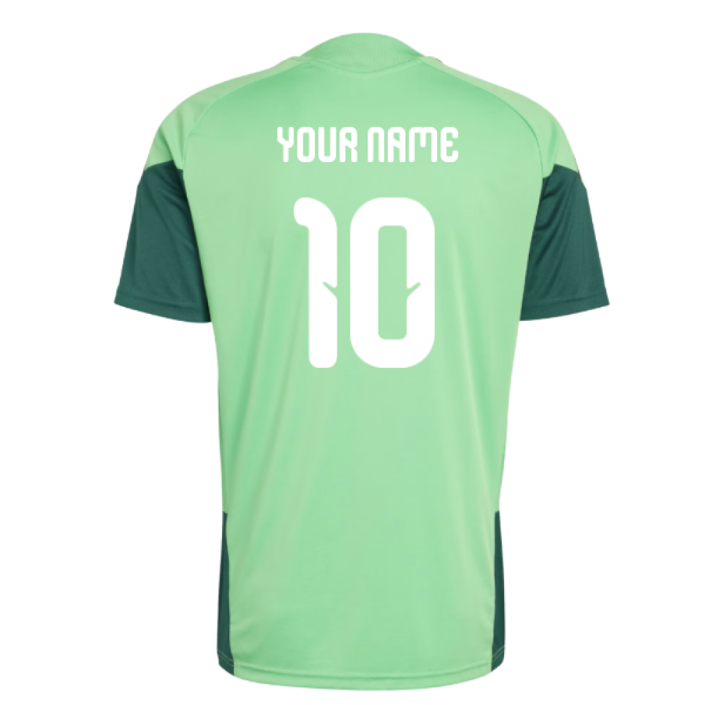 2026-2027 Mexico Training Jersey (Semi Flash Green) (Your Name)