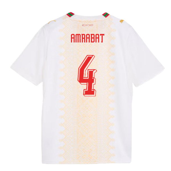 2026-2027 Morocco Away Shirt (Kids) (Amrabat 4)