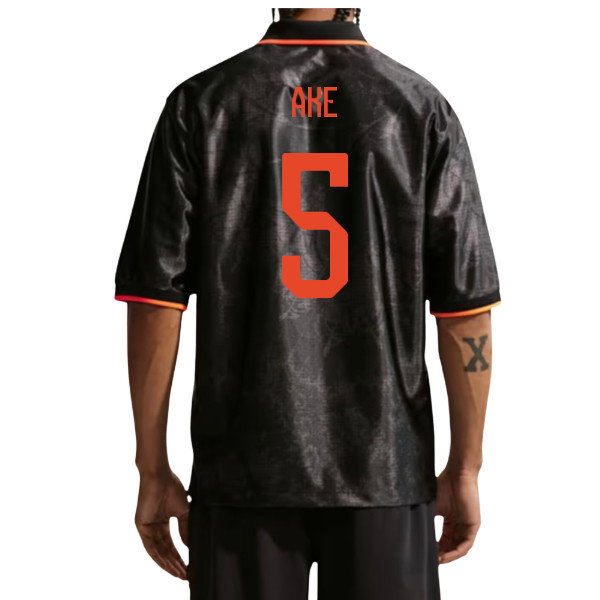 2026-2027 Netherlands Dri-Fit Energy Shirt (Black) (Ake 5)