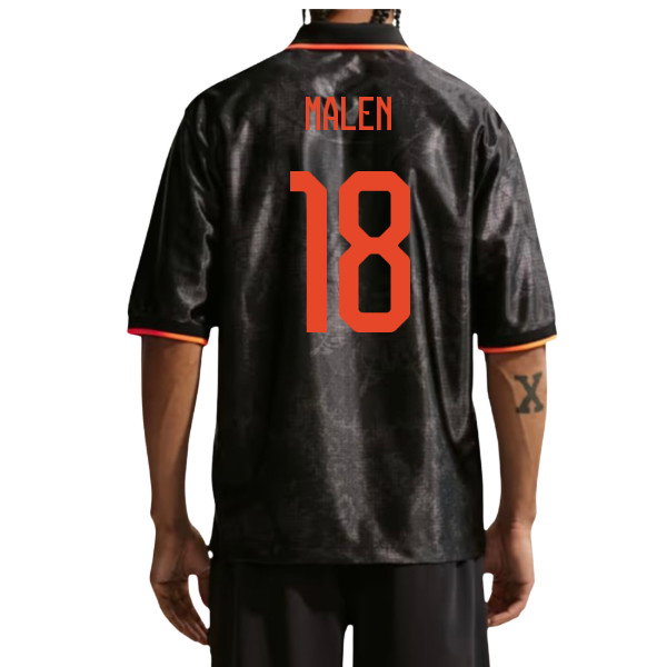 2026-2027 Netherlands Dri-Fit Energy Shirt (Black) (Malen 18)