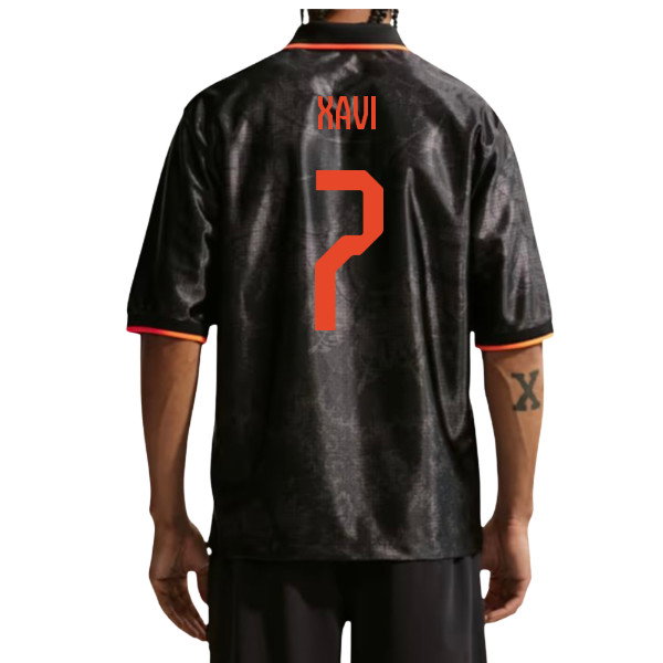 2026-2027 Netherlands Dri-Fit Energy Shirt (Black) (Xavi 7)