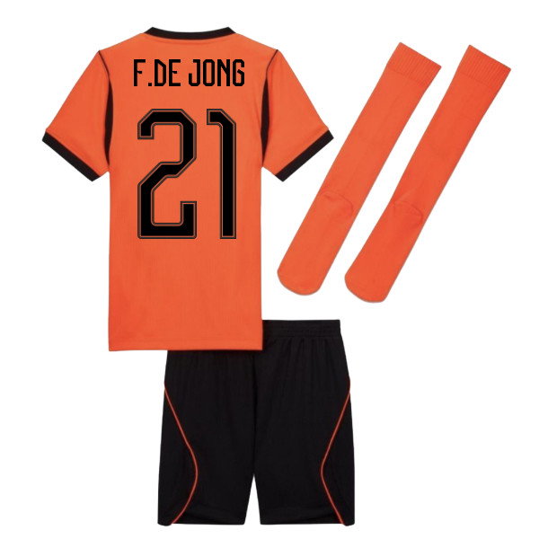 2026-2027 Netherlands Home Mini Kit (F.De Jong 21)