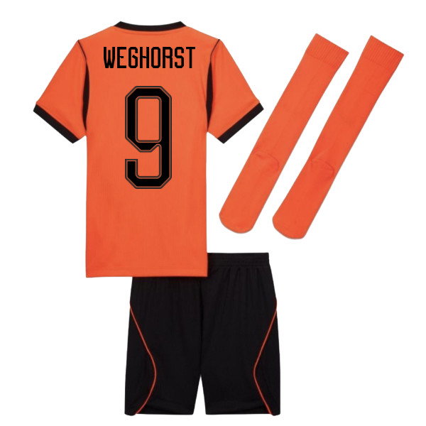 2026-2027 Netherlands Home Mini Kit (Weghorst 9)