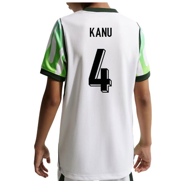 2026-2027 Nigeria Away Shirt (Kids) (Kanu 4)
