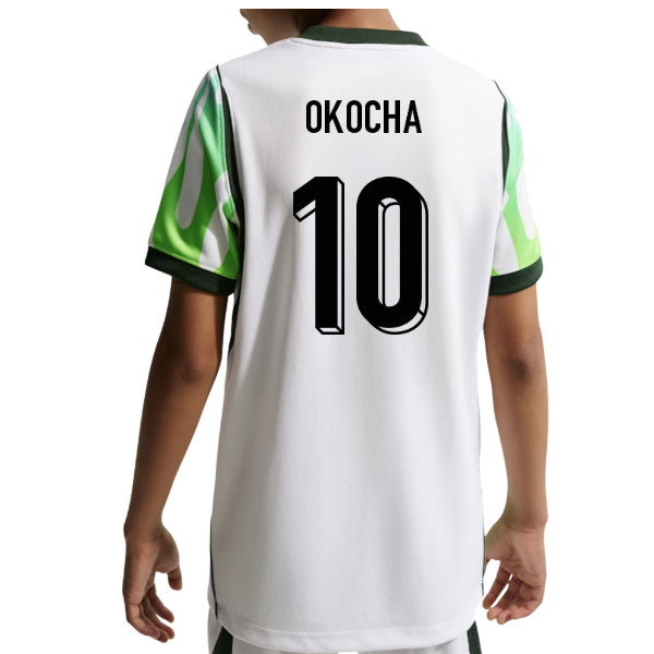 2026-2027 Nigeria Away Shirt (Kids) (Okocha 10)