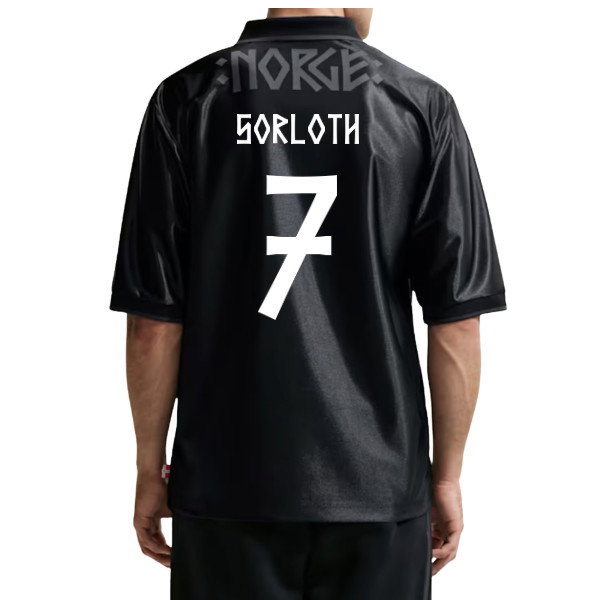 2026-2027 Norway Dri-Fit Energy Shirt (Black) (Sorloth 7)