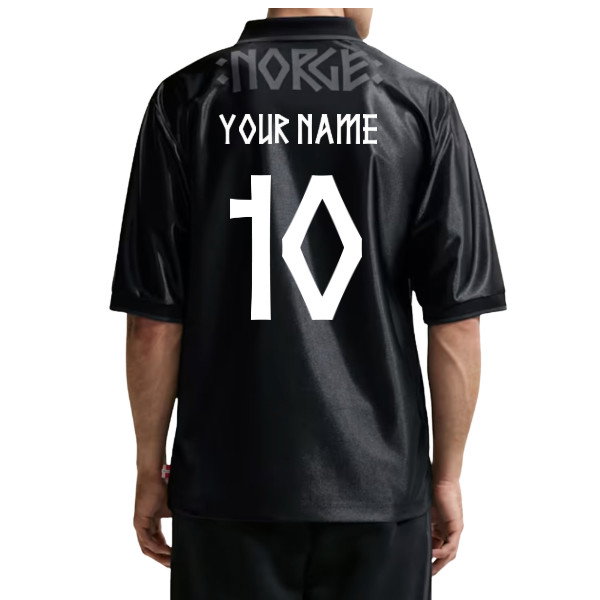 2026-2027 Norway Dri-Fit Energy Shirt (Black) (Your Name)