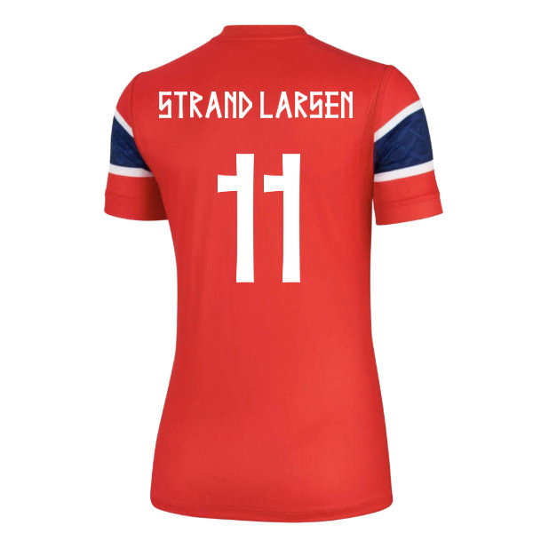 2026-2027 Norway Home Shirt (Womens) (Strand Larsen 11)
