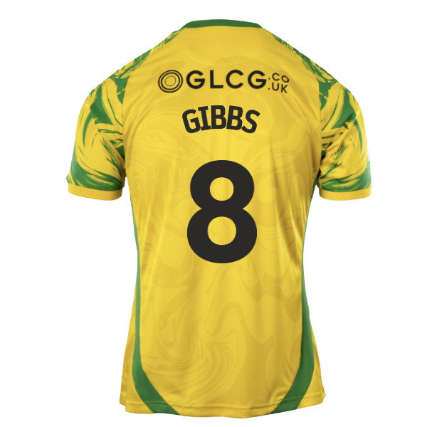 2026-2027 Norwich City Home Shirt (Gibbs 8)