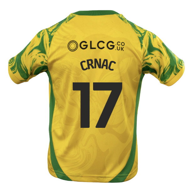 2026-2027 Norwich City Home Shirt (Kids) (Crnac 17)