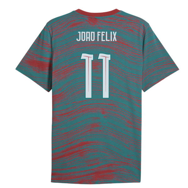 2026-2027 Portugal FtblCulture Tee AOP (Red) (Joao Felix 11)