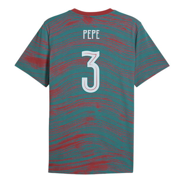 2026-2027 Portugal FtblCulture Tee AOP (Red) (Pepe 3)