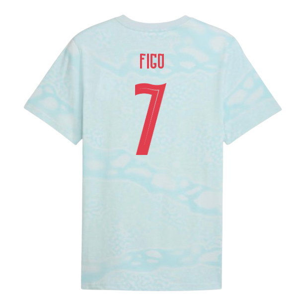 2026-2027 Portugal FtblCulture Tee AOP (Sea Glass) (Figo 7)