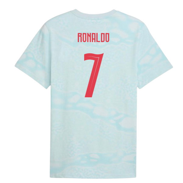 2026-2027 Portugal FtblCulture Tee AOP (Sea Glass) (Ronaldo 7)