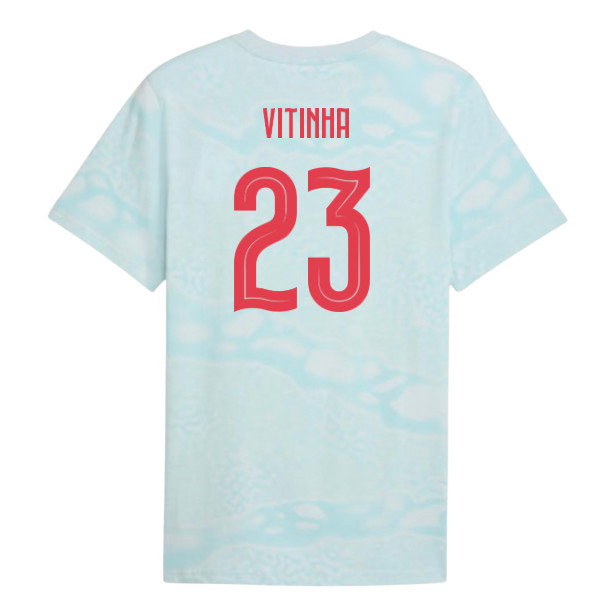 2026-2027 Portugal FtblCulture Tee AOP (Sea Glass) (Vitinha 23)