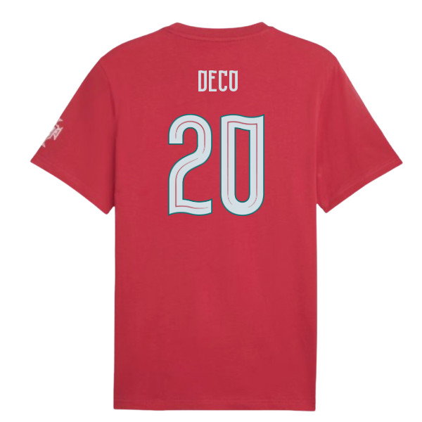 2026-2027 Portugal FtblCulture Tee (Red) (Deco 20)