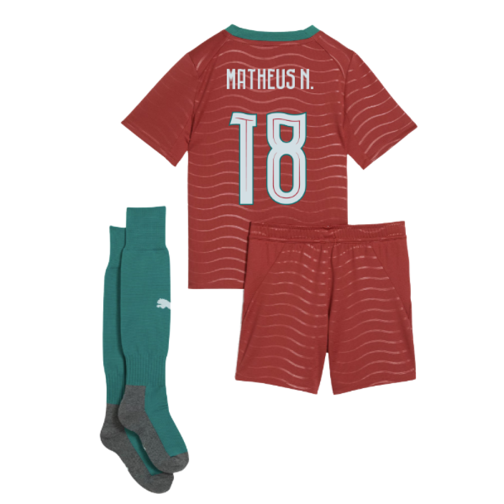 2026-2027 Portugal Home Mini Kit (Matheus N. 18)