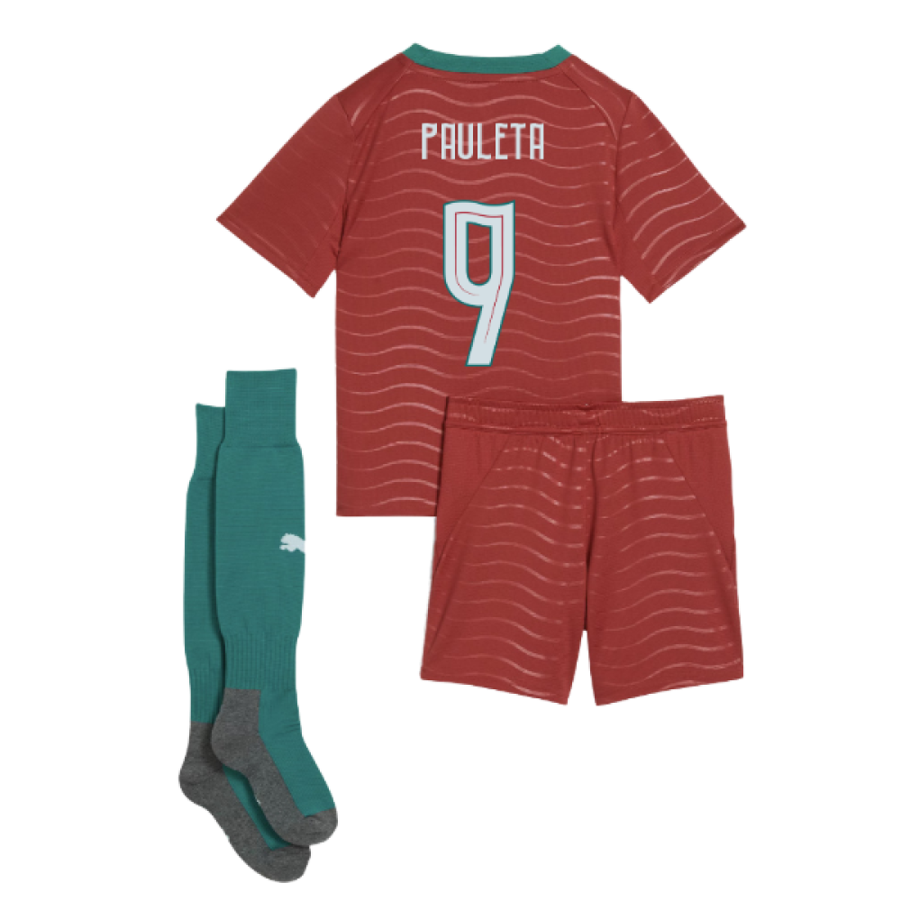 2026-2027 Portugal Home Mini Kit (Pauleta 9)