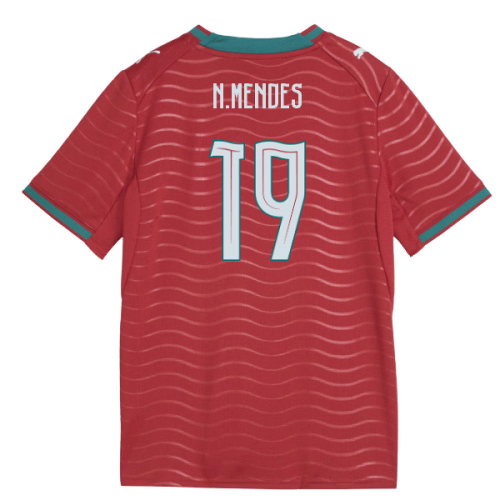2026-2027 Portugal Home Shirt (Kids) (N.Mendes 19)