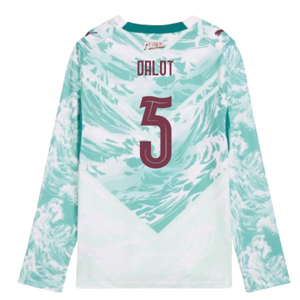2026-2027 Portugal Long Sleeve Away Shirt (Kids) (Dalot 5)