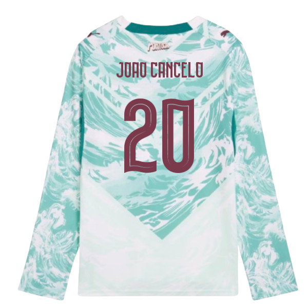 2026-2027 Portugal Long Sleeve Away Shirt (Kids) (Joao Cancelo 20)