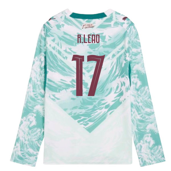 2026-2027 Portugal Long Sleeve Away Shirt (Kids) (R.Leao 17)